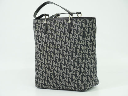 Christian Dior トロッター ショルダーバッグ グレー ブラック