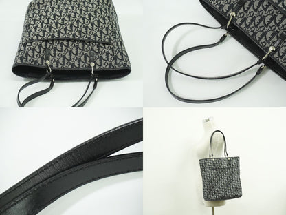 Christian Dior トロッター ショルダーバッグ グレー ブラック