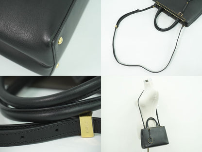 FENDI プチ トゥージュール 2WAY ショルダーバッグ ブラック 8BH253