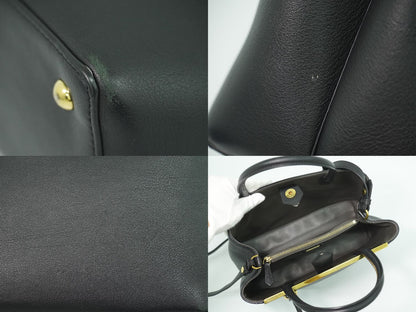 FENDI プチ トゥージュール 2WAY ショルダーバッグ ブラック 8BH253