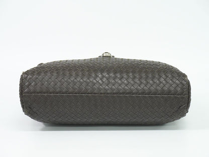 BOTTEGA VENETA イントレチャート ビジネスバッグ ブラウン