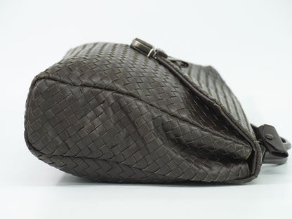 BOTTEGA VENETA イントレチャート ビジネスバッグ ブラウン