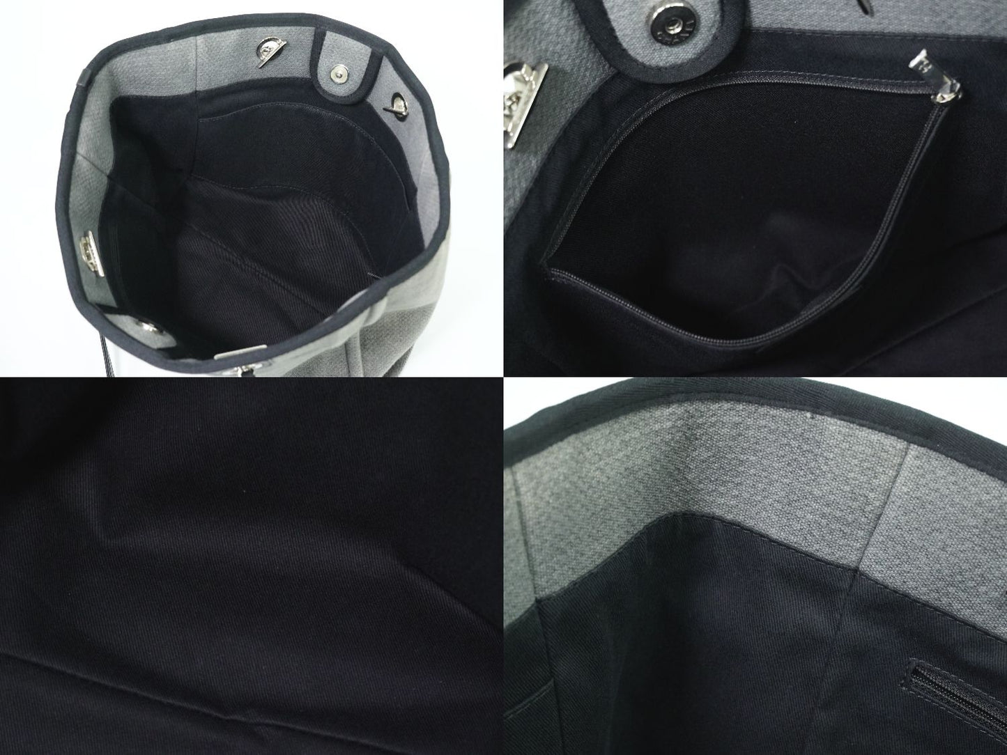 CHANEL ドーヴィル ココマーク ショルダーバッグ グレー