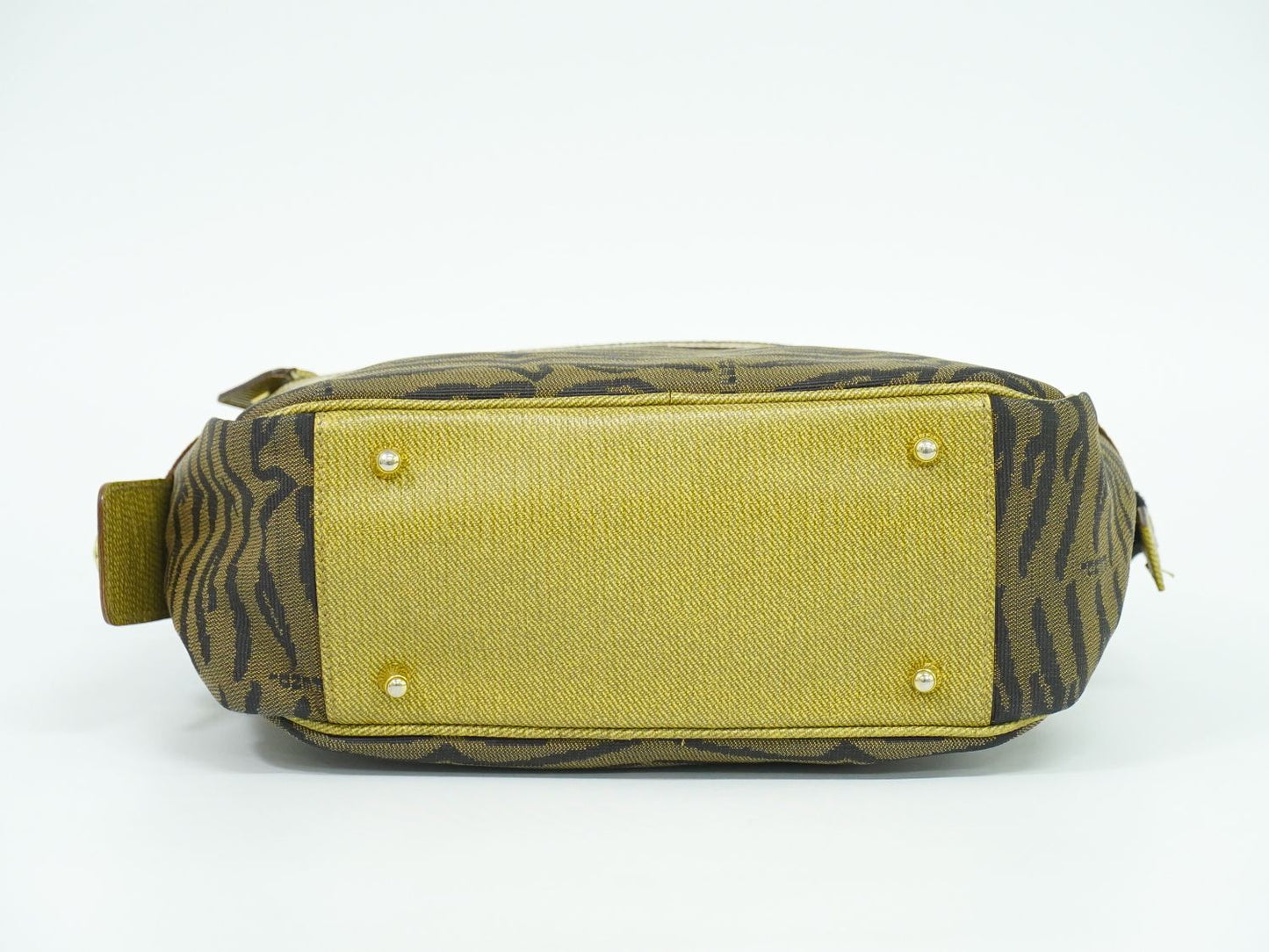 FENDI ゼブラ柄 ハンドバッグ ブラウン