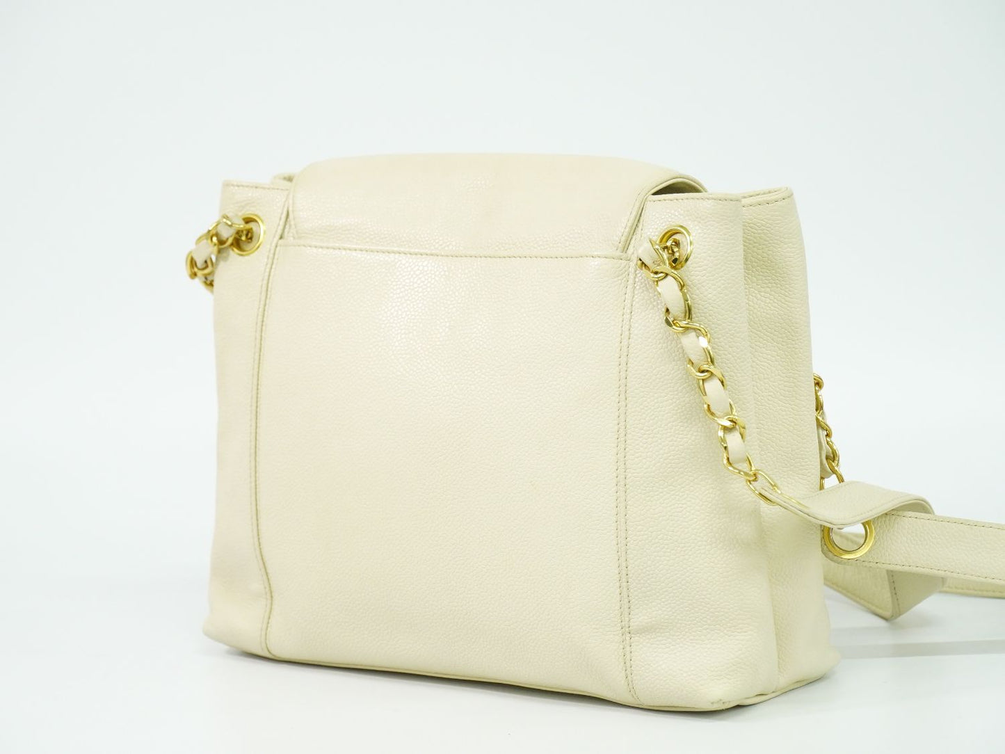 CHANEL ココマーク ショルダーバッグ アイボリー