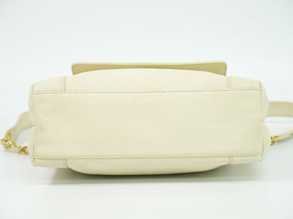 CHANEL ココマーク ショルダーバッグ アイボリー