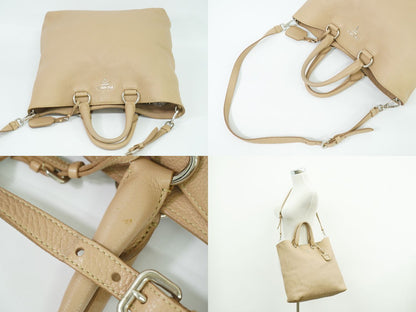 PRADA 2WAY ショルダーバッグ ピンクベージュ BN1713