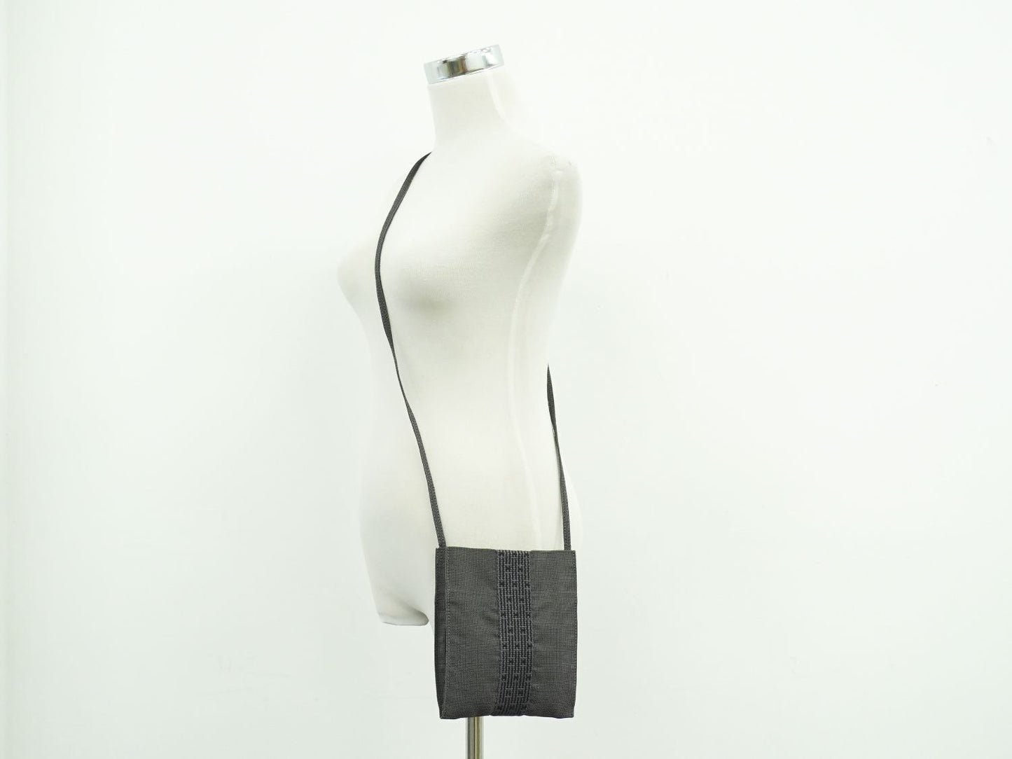 HERMES エールライン ショルダーバッグ グレー