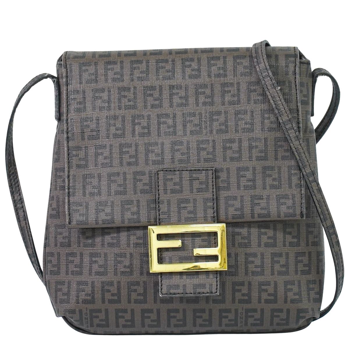 FENDI ズッキーノ ショルダーバッグ ブラウン 8BT075