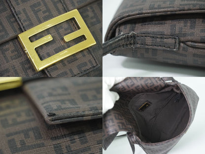 FENDI ズッキーノ ショルダーバッグ ブラウン 8BT075