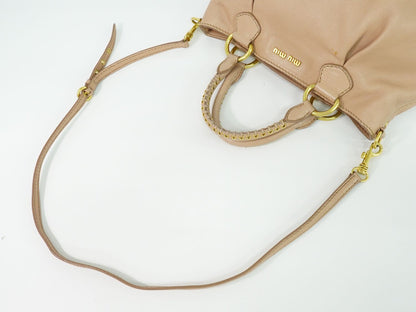MIU MIU 2WAY ショルダーバッグ ピンク