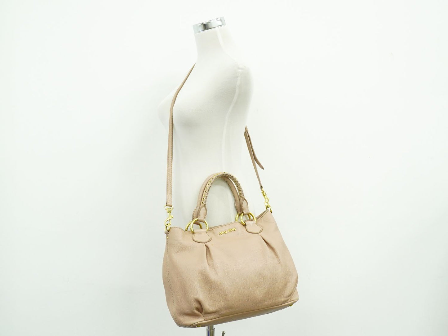 MIU MIU 2WAY ショルダーバッグ ピンク