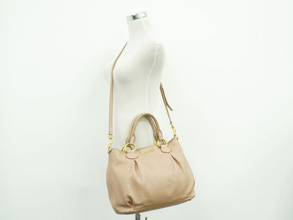 MIU MIU 2WAY ショルダーバッグ ピンク