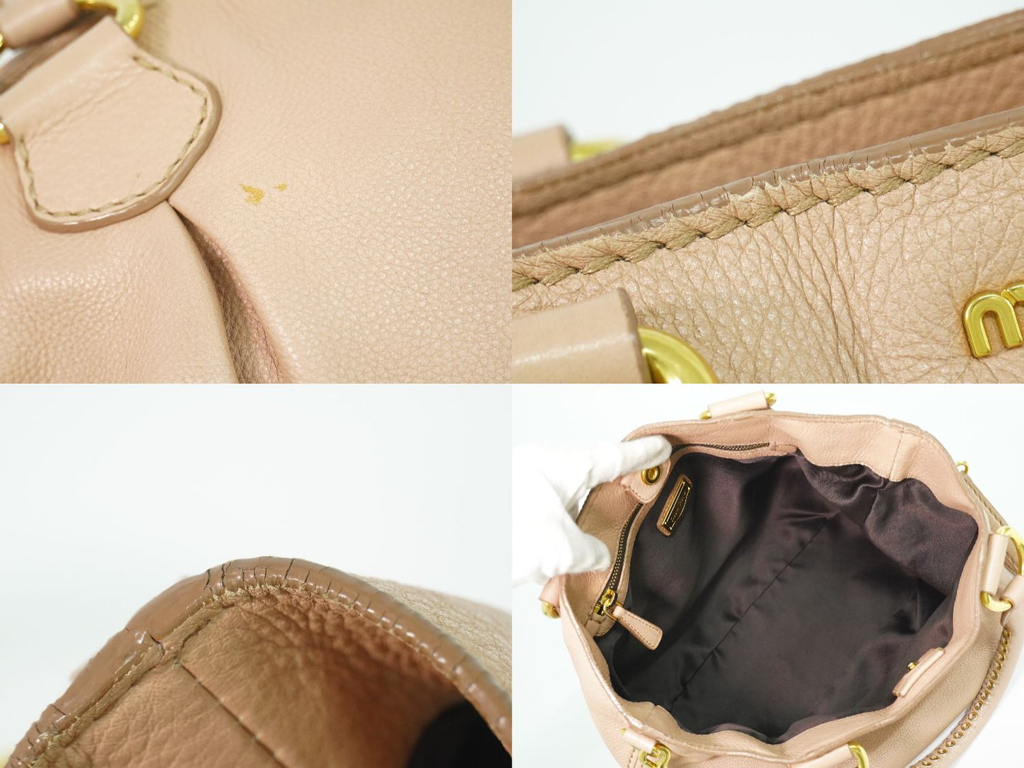 MIU MIU 2WAY ショルダーバッグ ピンク