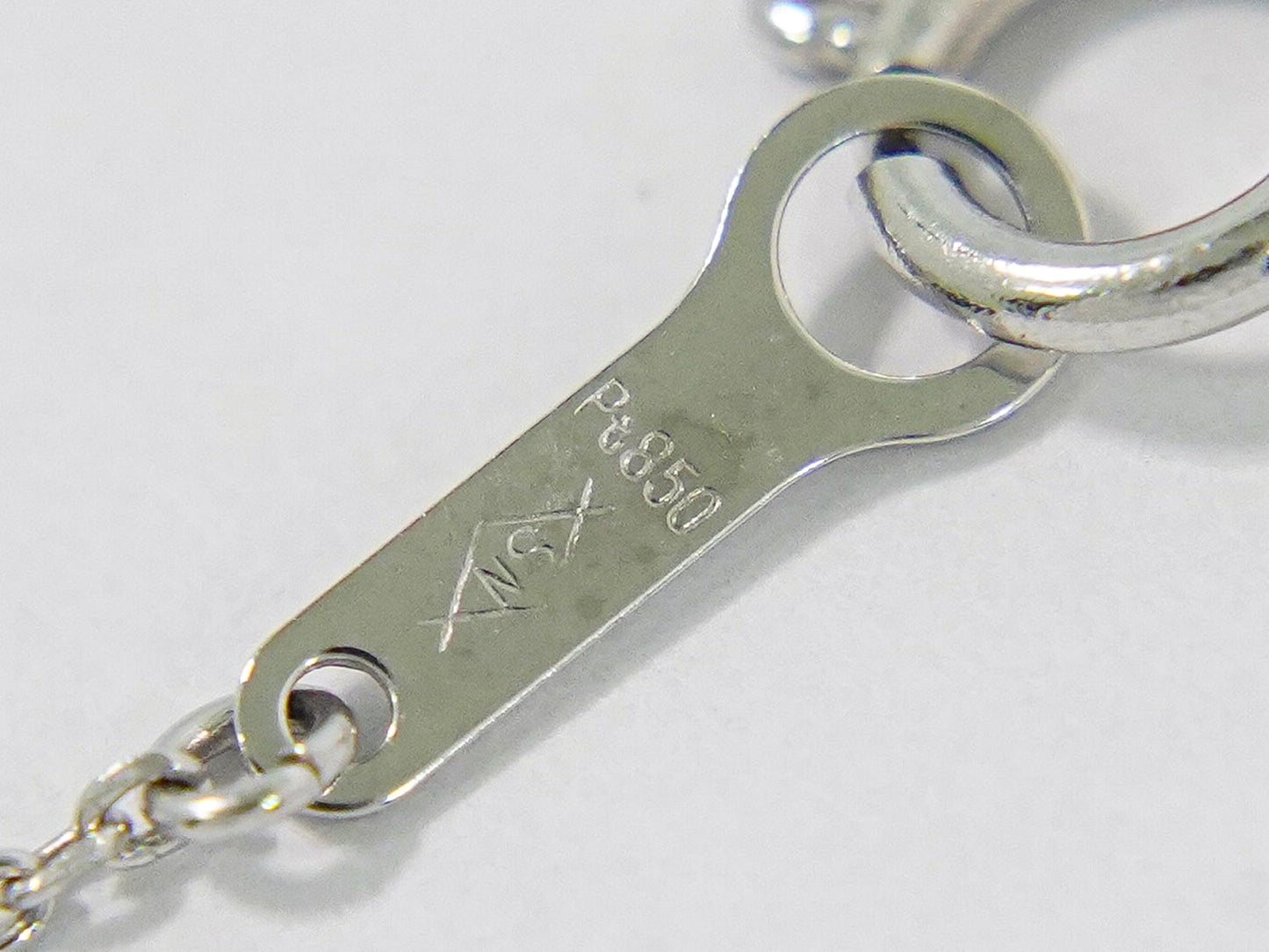 TASAKI タンザナイト 1.28ct ダイヤモンド 0.03ct Pt900 Pt850 ネックレス パープル