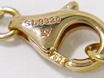 Cartier ラブスリーフープ ダイヤモンド 750 PG WG ネックレス ピンク