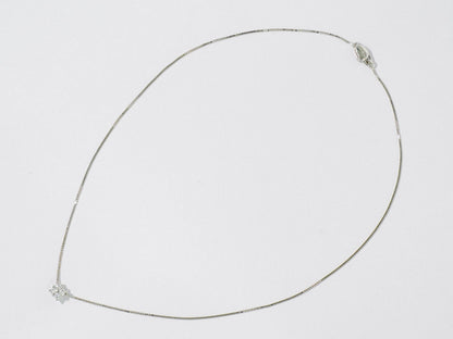 DAMIANI ダイヤモンド 4P 750 WG ネックレス