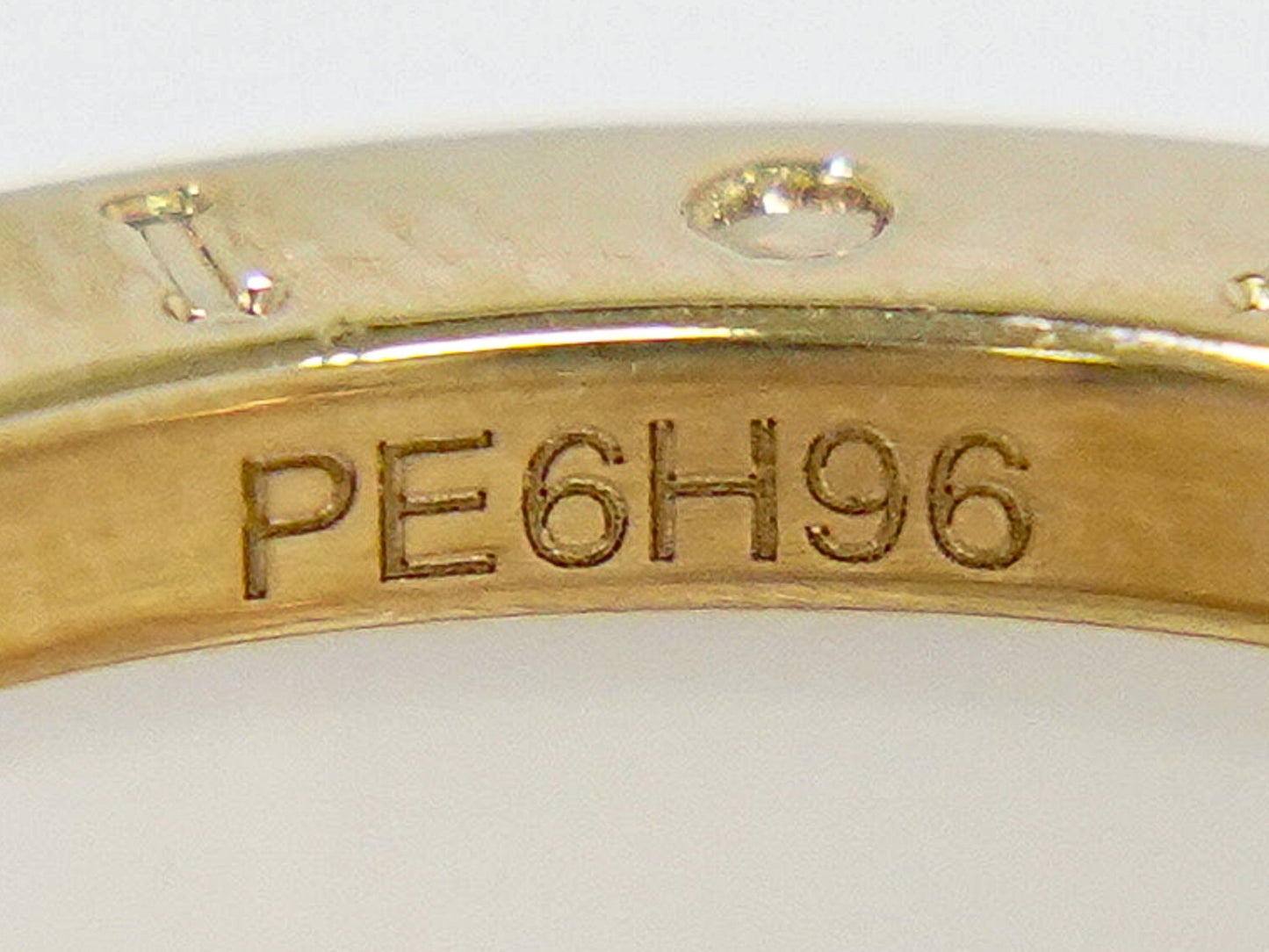 BVLGARI B-ZERO1 Au750 PG セラミック リング 49 6.5号 ホワイト