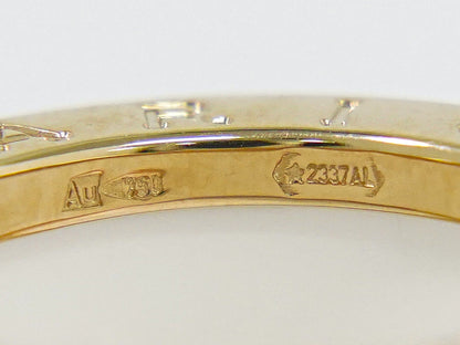 BVLGARI B-ZERO1 Au750 PG セラミック リング 49 6.5号 ホワイト