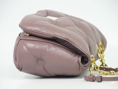 Maison Margiela グラムスラム フラップ ミディアム ショルダーバッグ パープル系 S56WG0169