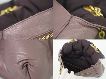 Maison Margiela グラムスラム フラップ ミディアム ショルダーバッグ パープル系 S56WG0169