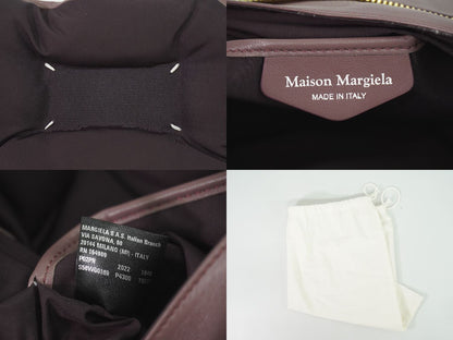 Maison Margiela グラムスラム フラップ ミディアム ショルダーバッグ パープル系 S56WG0169