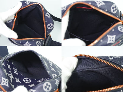 LOUIS VUITTON ダヌーブ PM アップサイドダウン モノグラム インク ショルダーバッグ ネイビー M43678