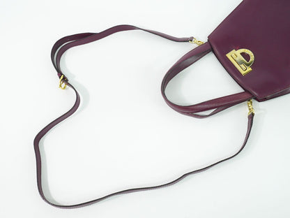 CELINE 2WAY ショルダーバッグ パープル