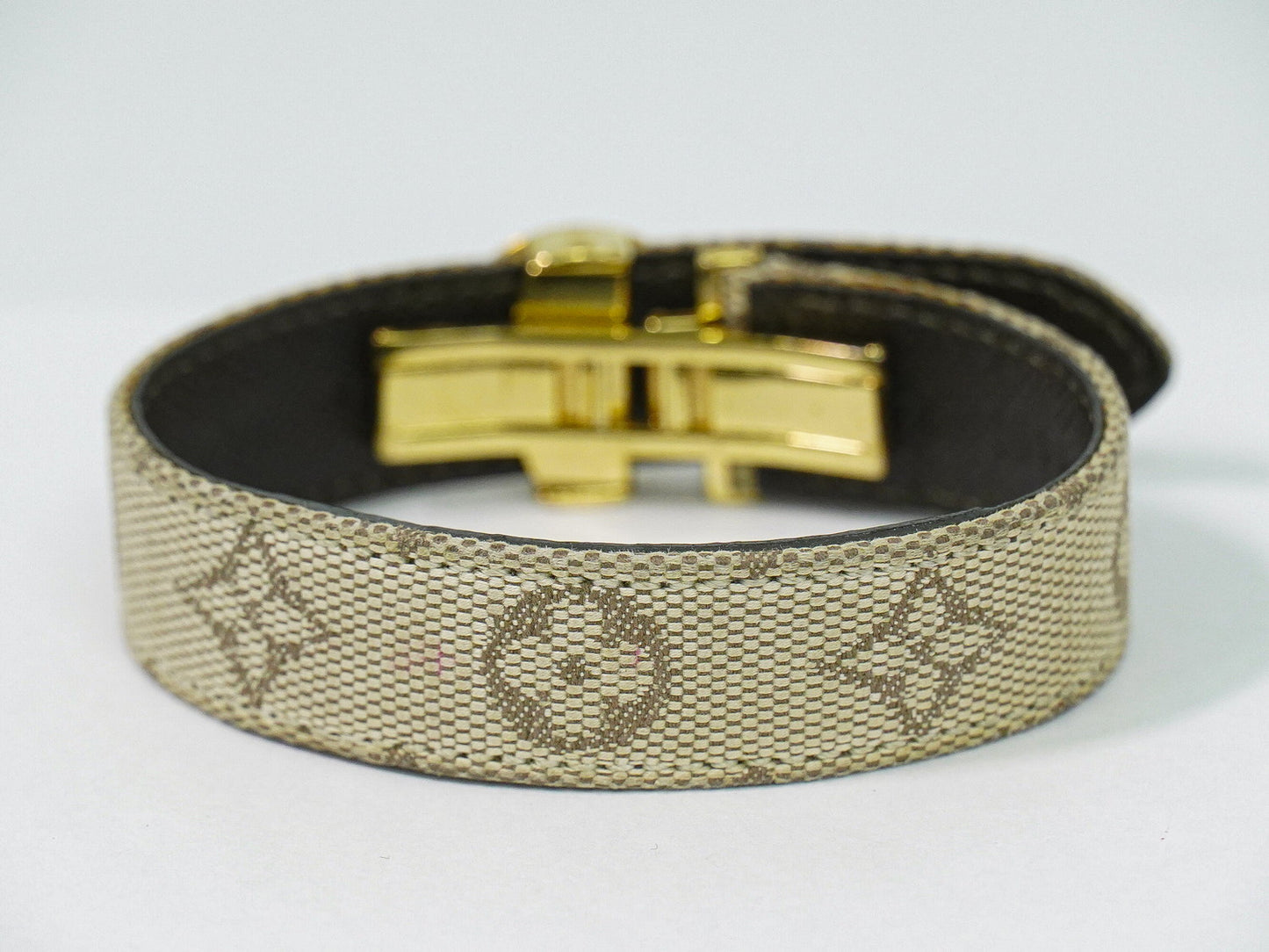 LOUIS VUITTON グットラック ブレスレット モノグラムミニ ベージュ M64458
