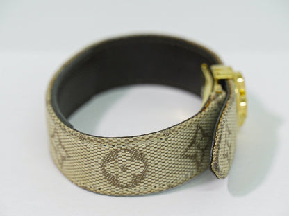 LOUIS VUITTON グットラック ブレスレット モノグラムミニ ベージュ M64458