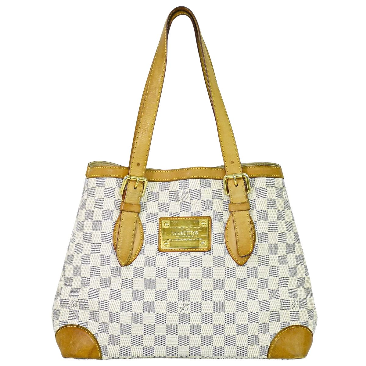 LOUIS VUITTON ハムステッド MM ダミエ アズール トートバッグ N51206