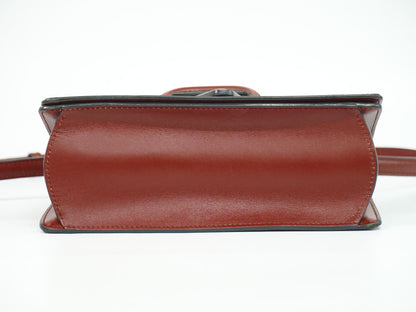 LOEWE バルセロナ ショルダーバッグ ボルドー