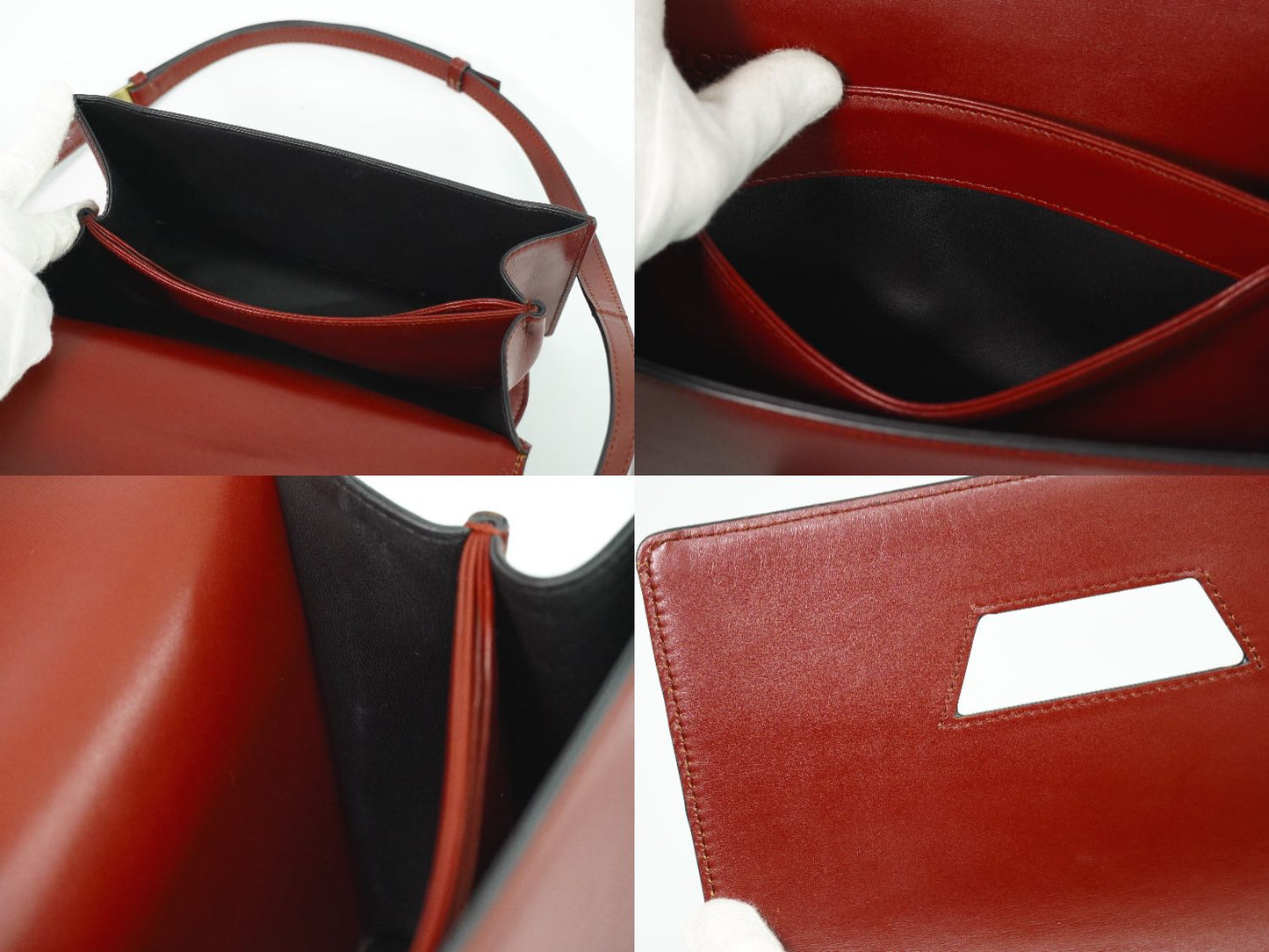 LOEWE バルセロナ ショルダーバッグ ボルドー