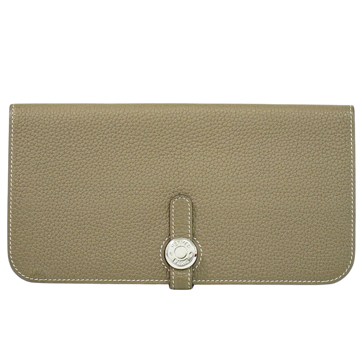 HERMES ドゴン ロング 長財布 Z刻 2021年 エトゥープ