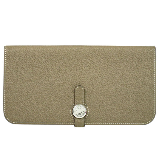 HERMES ドゴン ロング 長財布 Z刻 2021年 エトゥープ