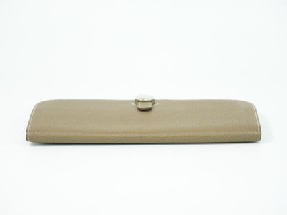 HERMES ドゴン ロング 長財布 Z刻 2021年 エトゥープ