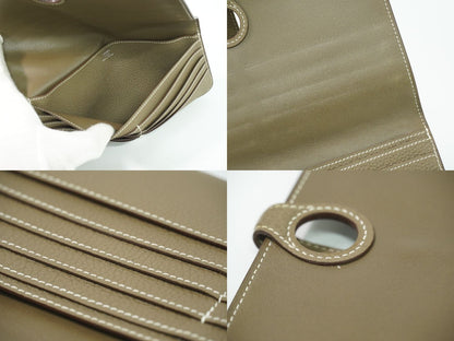 HERMES ドゴン ロング 長財布 Z刻 2021年 エトゥープ