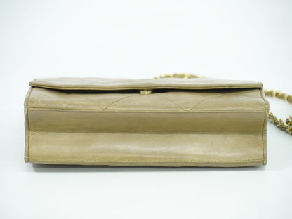 CHANEL ココマーク マトラッセ ショルダーバッグ ベージュ