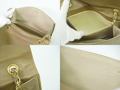 CHANEL ココマーク マトラッセ ショルダーバッグ ベージュ