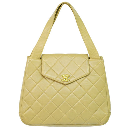 CHANEL ココマーク マトラッセ トートバッグ ベージュ