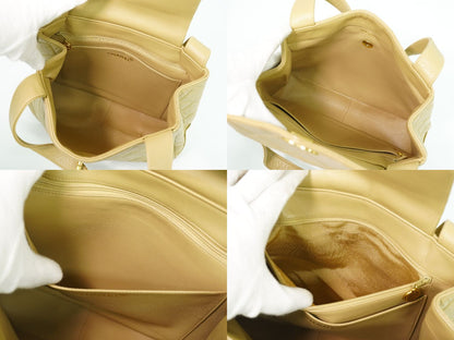 CHANEL ココマーク マトラッセ トートバッグ ベージュ