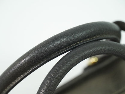 LOEWE アマソナ 28 アナグラム ミニ ボストンバッグ ブロンズ　