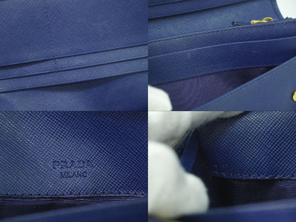 PRADA 長財布 ブルー