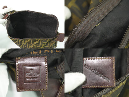 FENDI ズッカ ポーチ ブラウン