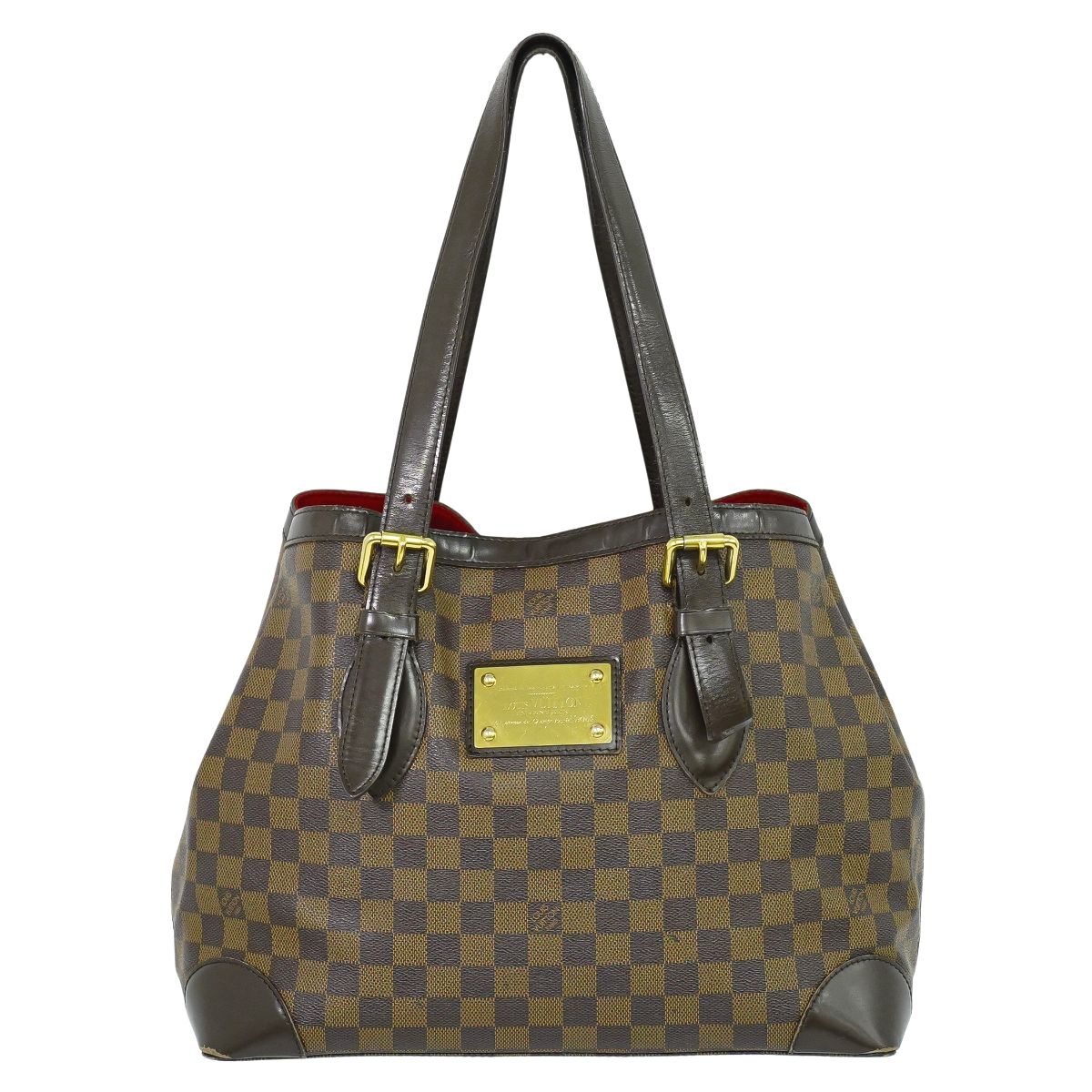LOUIS VUITTON ハムステッド GM ダミエ エベヌ トートバッグ ブラウン N51203