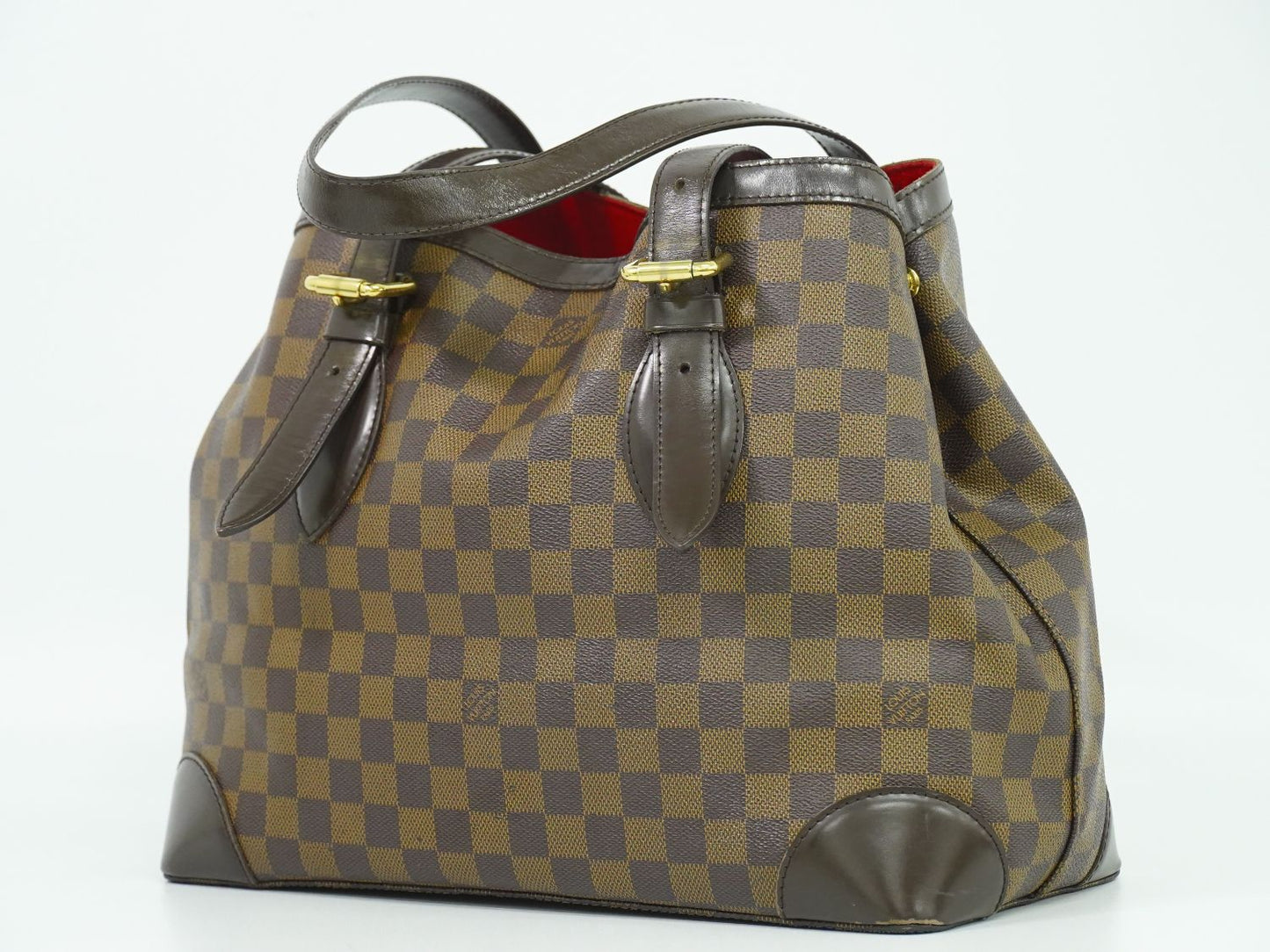 LOUIS VUITTON ハムステッド GM ダミエ エベヌ トートバッグ ブラウン N51203