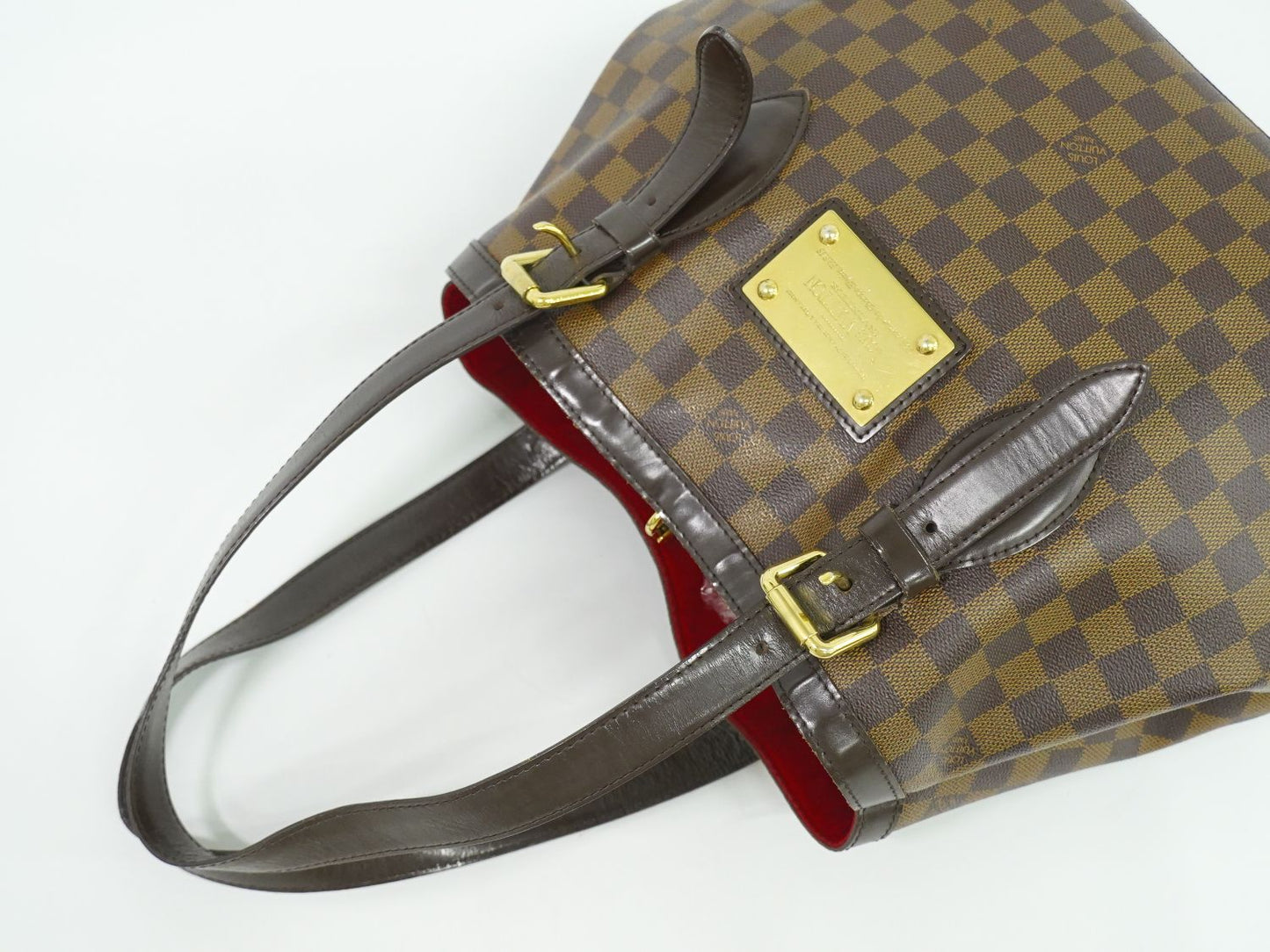 LOUIS VUITTON ハムステッド GM ダミエ エベヌ トートバッグ ブラウン N51203