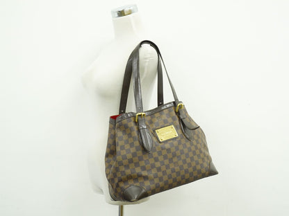 LOUIS VUITTON ハムステッド GM ダミエ エベヌ トートバッグ ブラウン N51203