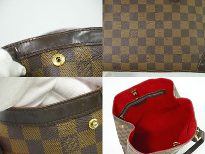 LOUIS VUITTON ハムステッド GM ダミエ エベヌ トートバッグ ブラウン N51203