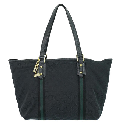 GUCCI シェリーライン GGキャンバス トートバッグ ブラック 139260